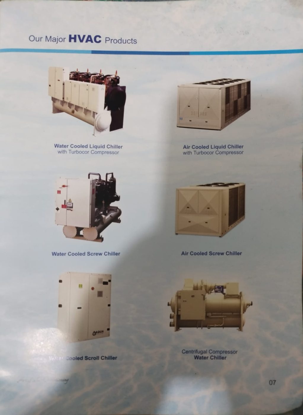 Chillers (Air / Water Cooled)